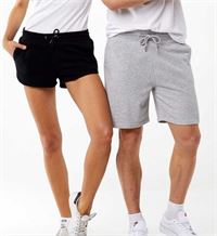Pantaloni corti in felpa french terry